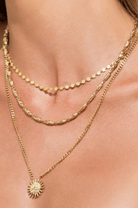 Atlas Gold Necklace
