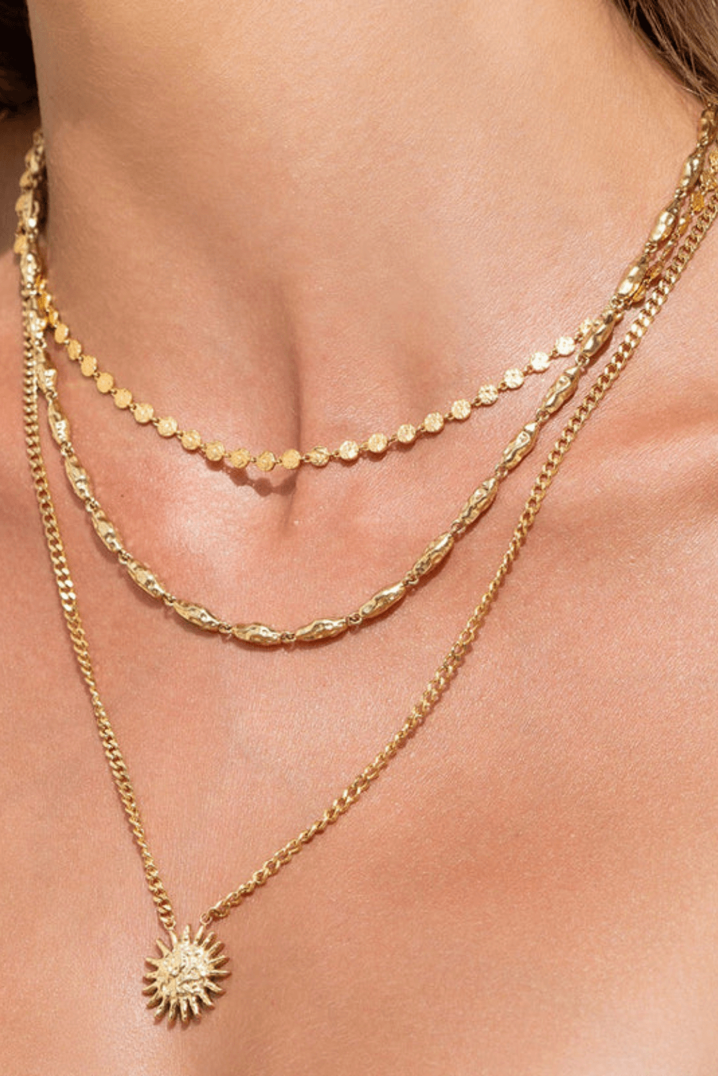 Atlas Gold Necklace