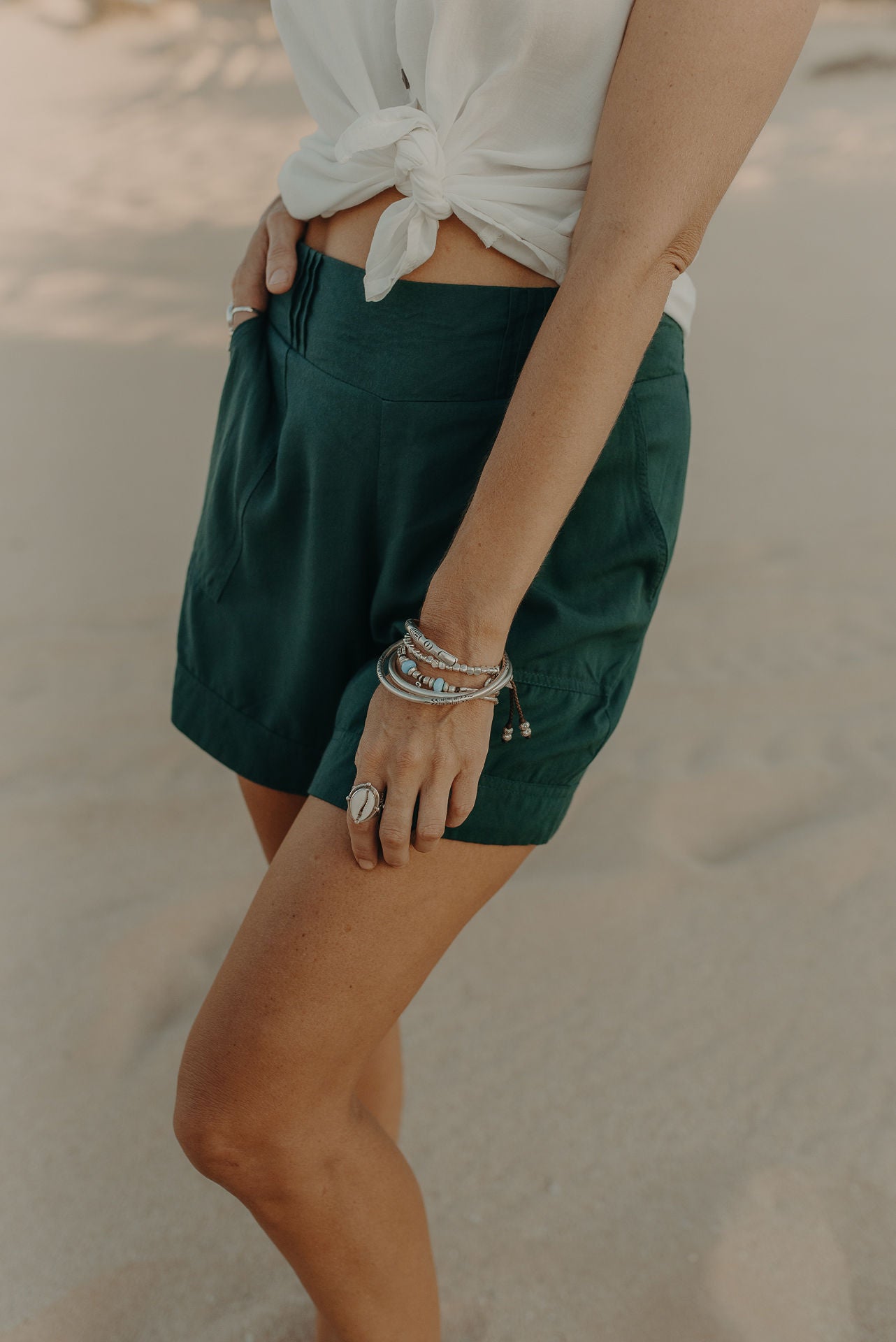 Shorts - teal