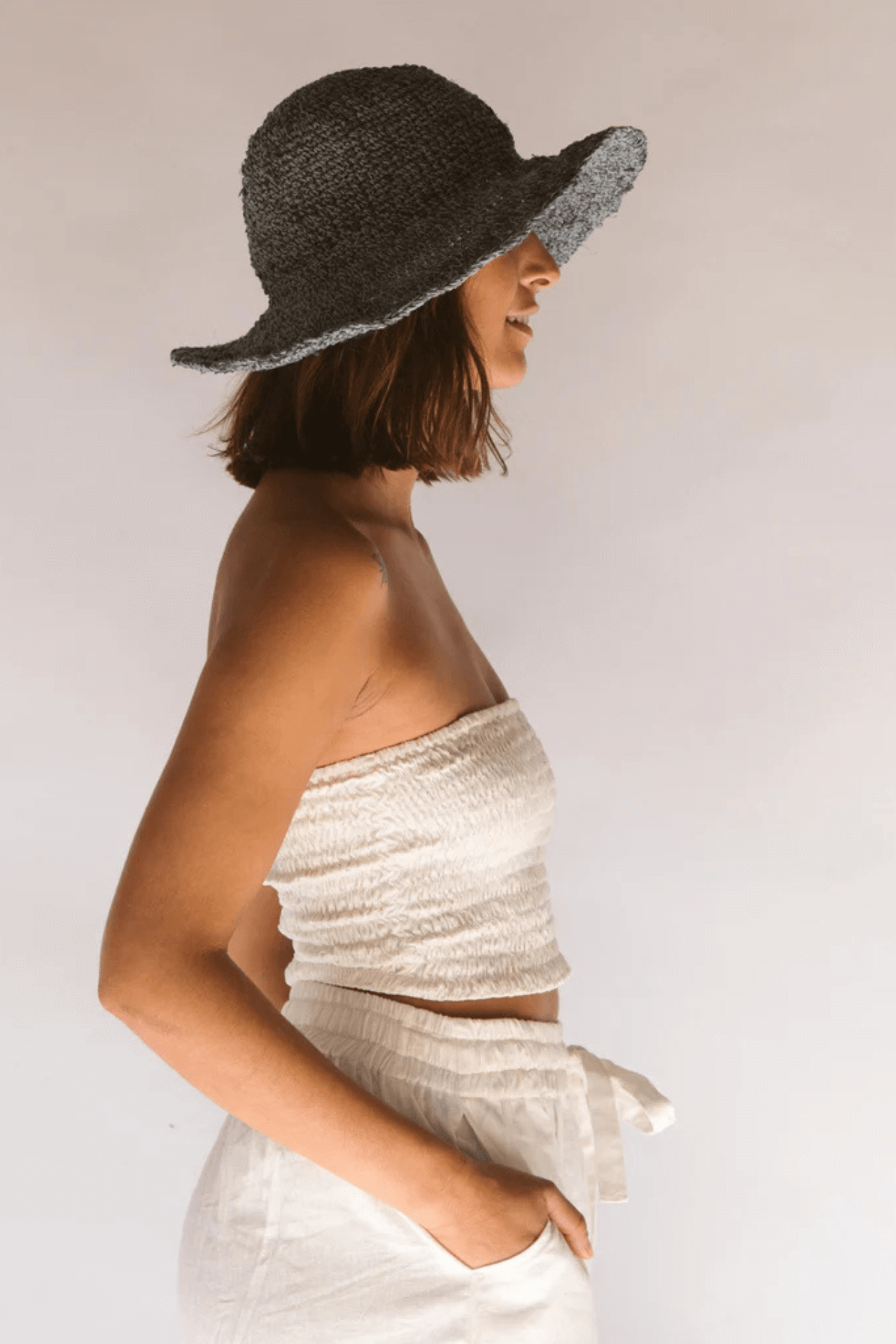 Hemp hat - denim