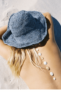 Hemp hat - denim