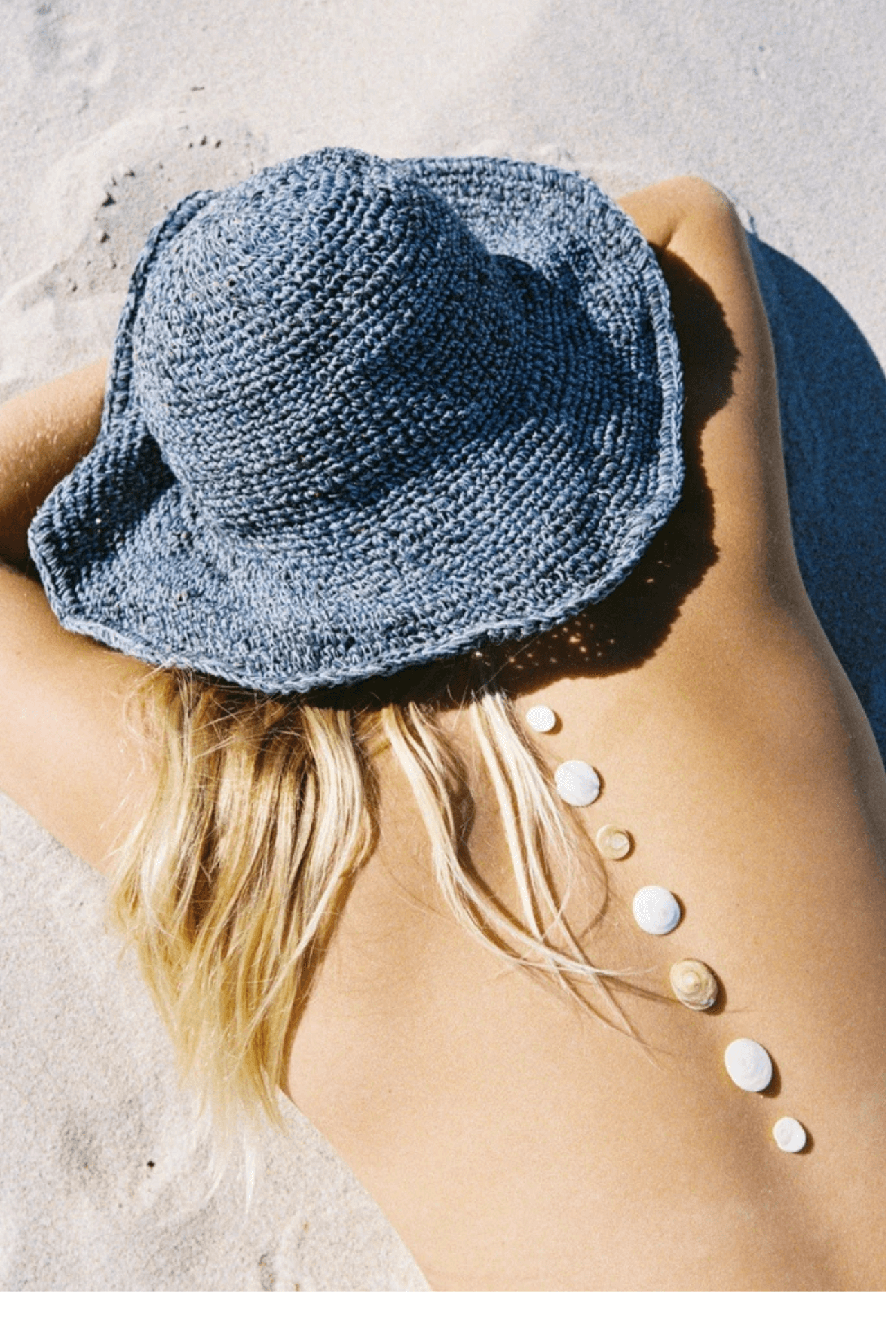 Hemp hat - denim