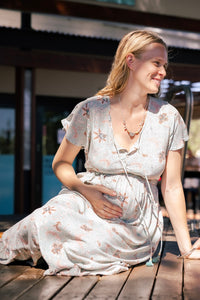 Calista Maxi Dress - soft turquoise