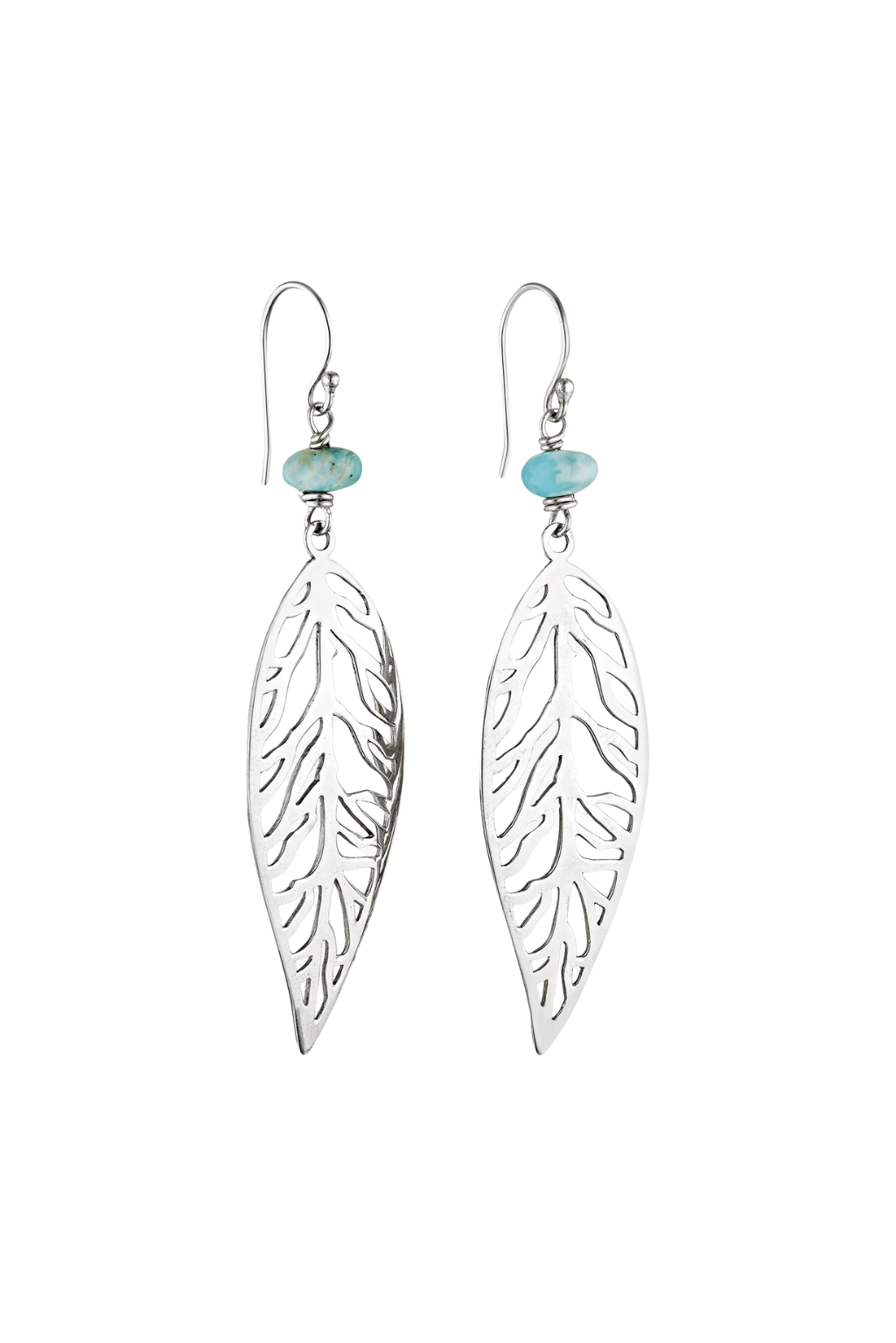 Caribbean Leaves - Larimar