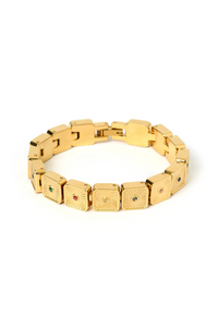 Jasper Gold Bracelet