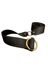 Leather Belt medium - black
