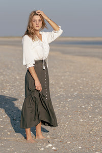 Harlow Midi Skirt - ivy