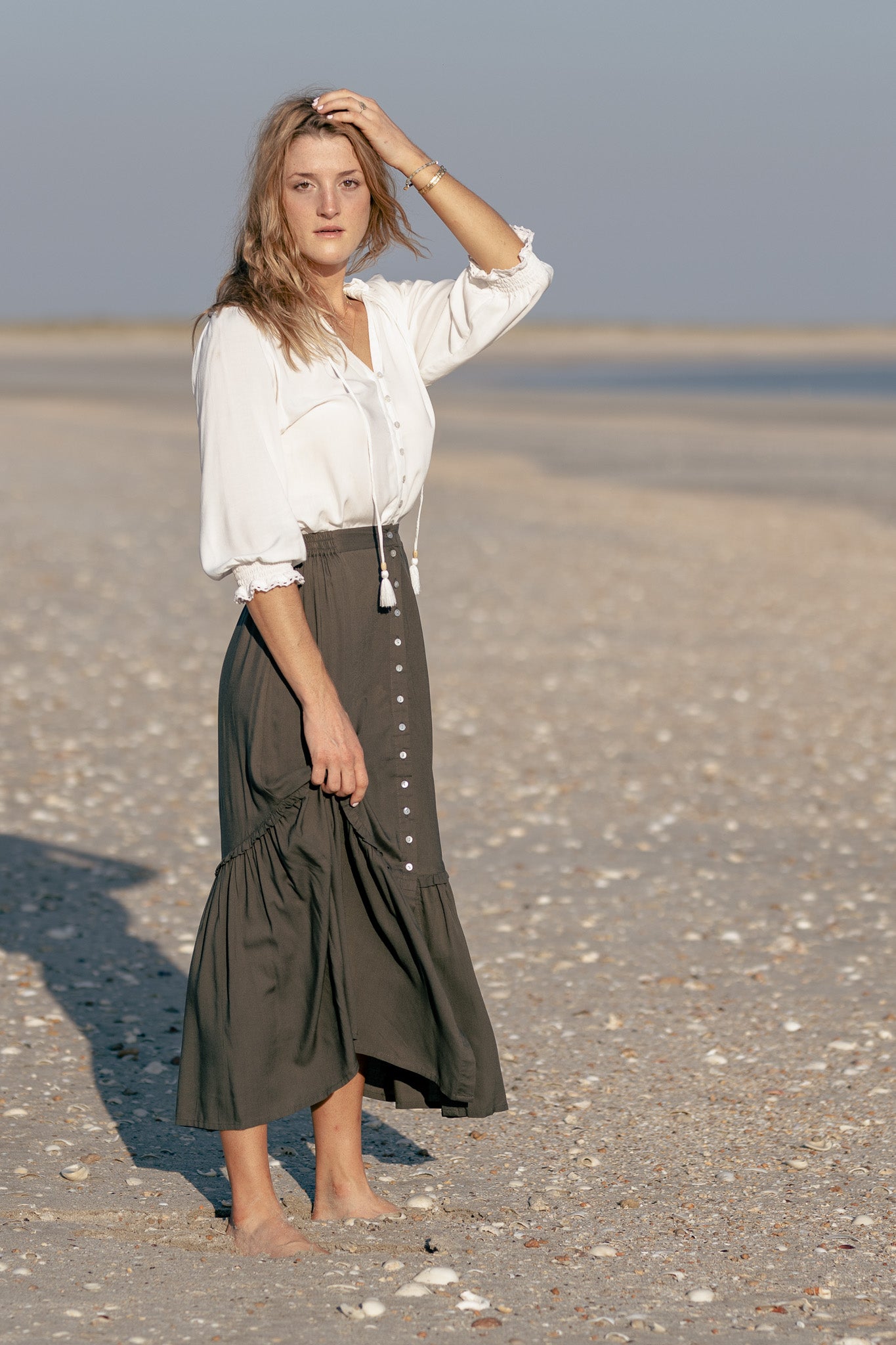 Harlow Midi Skirt - ivy