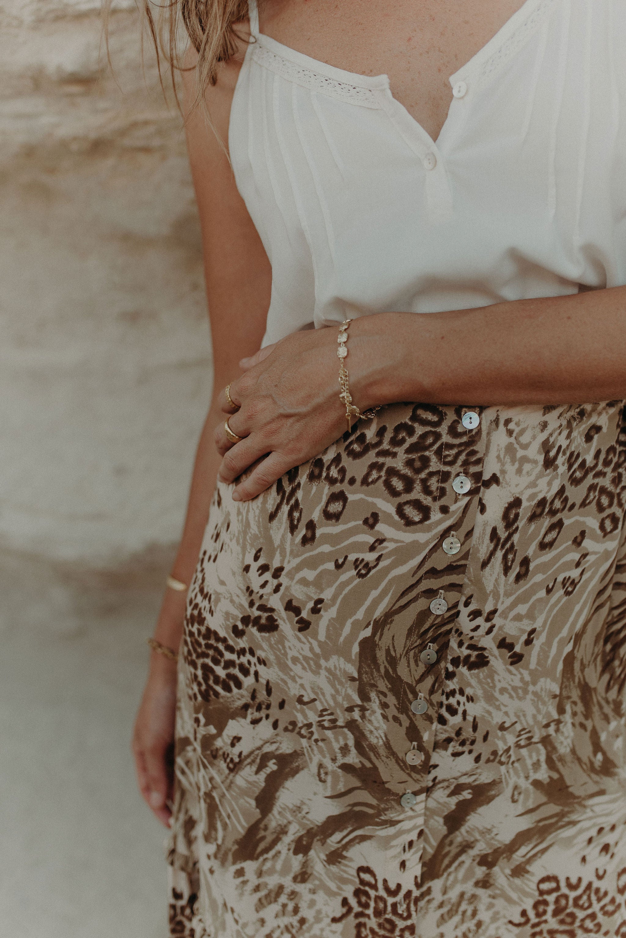Harlow Midi Skirt - jungle