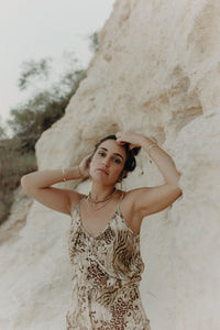 Harlow Slip Top - jungle