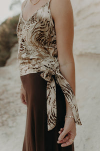 Harlow Slip Top - jungle