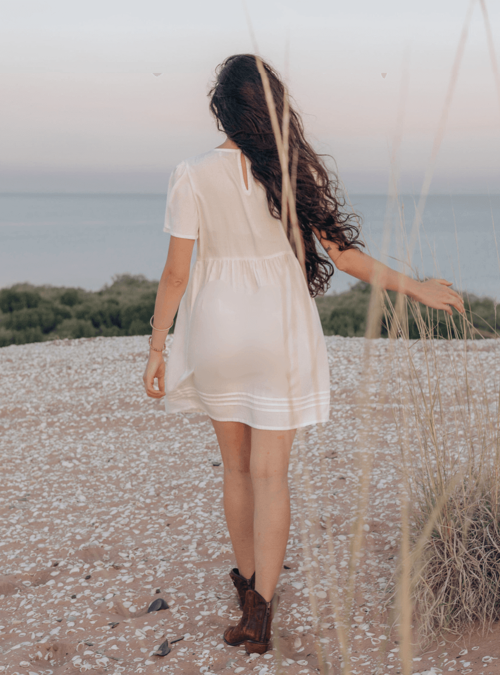Esther Mini Dress - Ivory