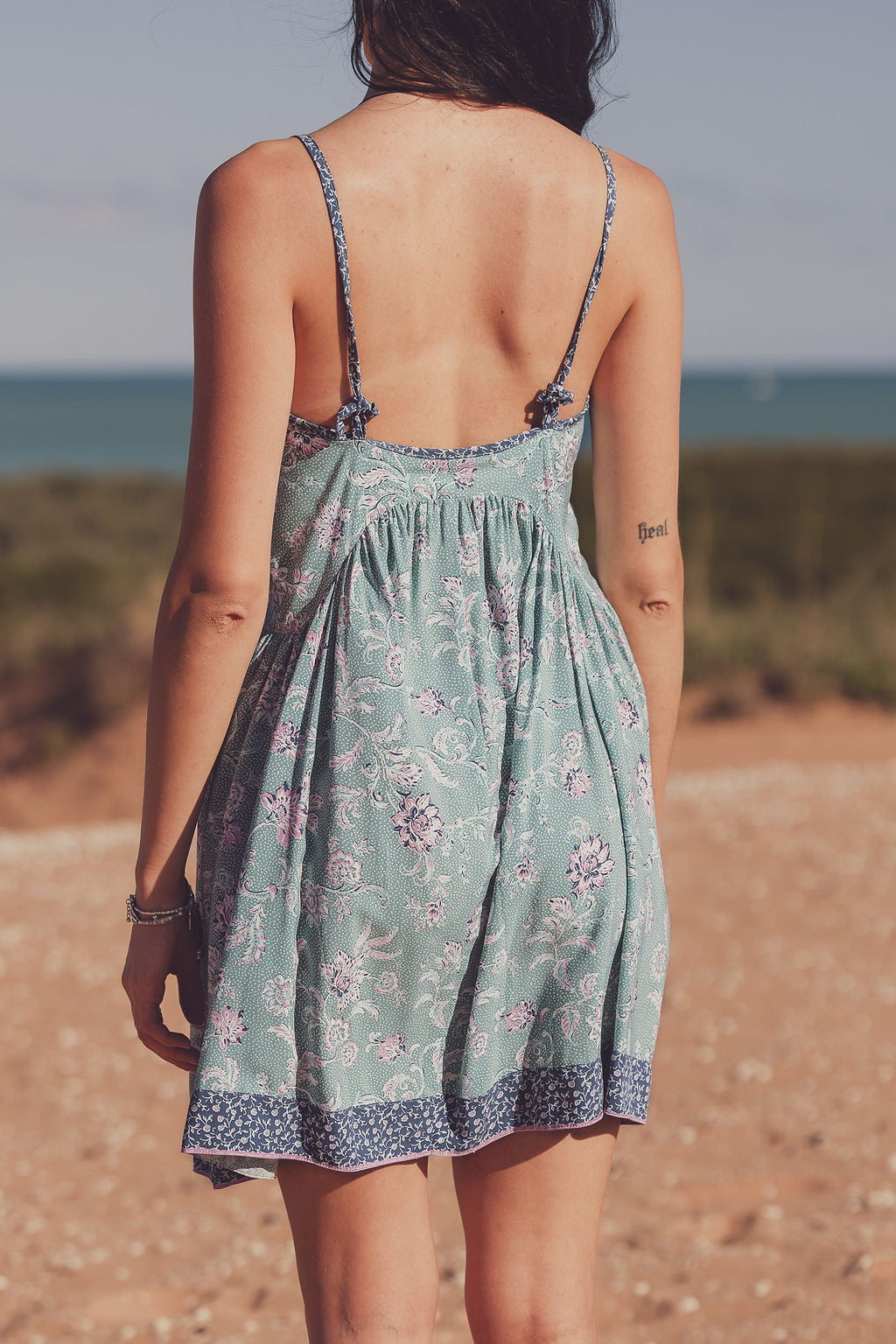 Iris Slip Dress - Laguna