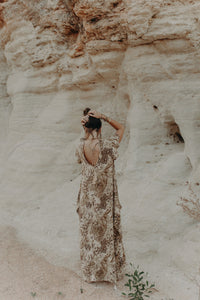 Maxi Wingdress Sleeved - jungle