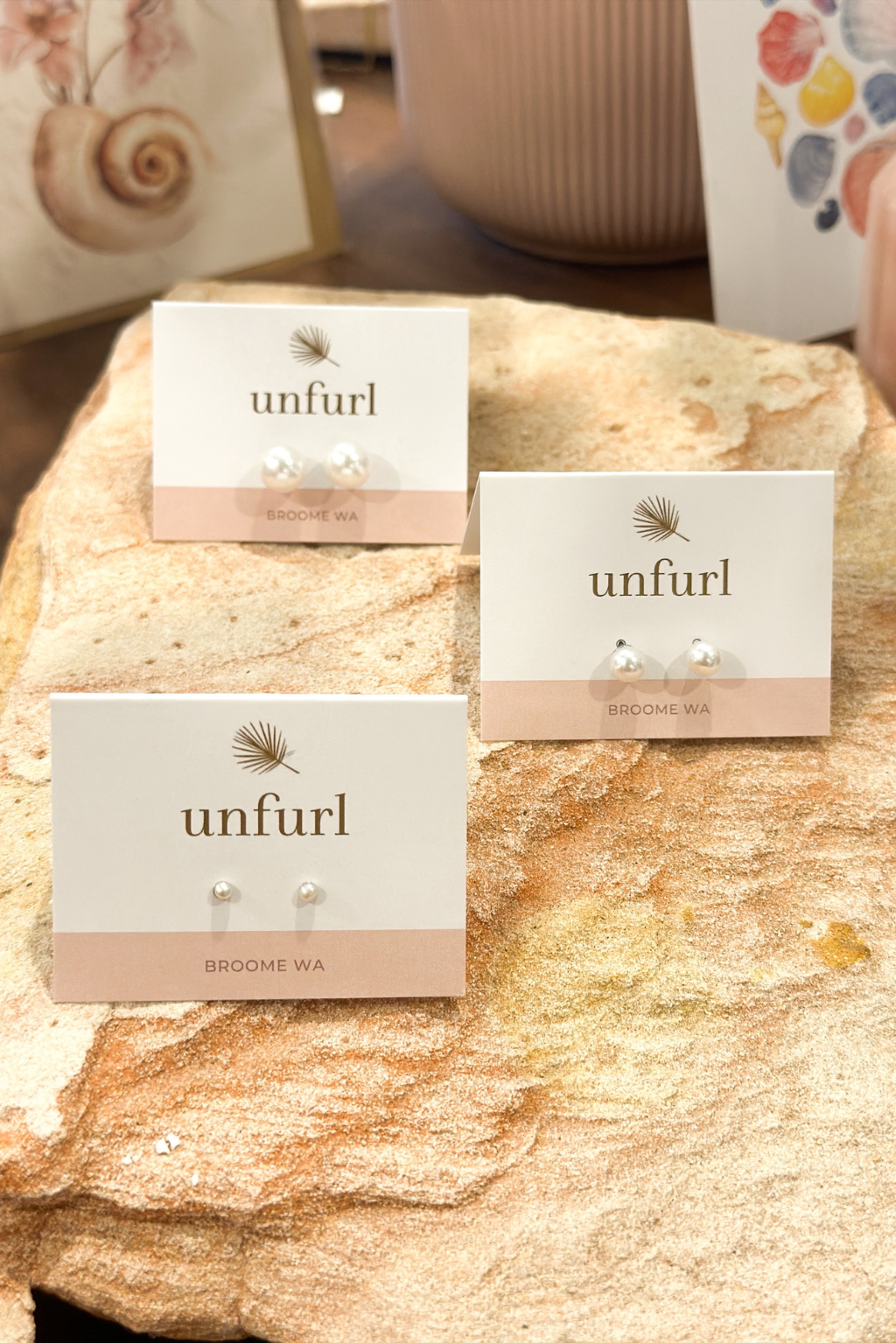 Pearl Studs - Sterling Silver