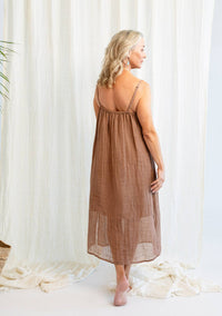 Luxe Linen Midi - Clay