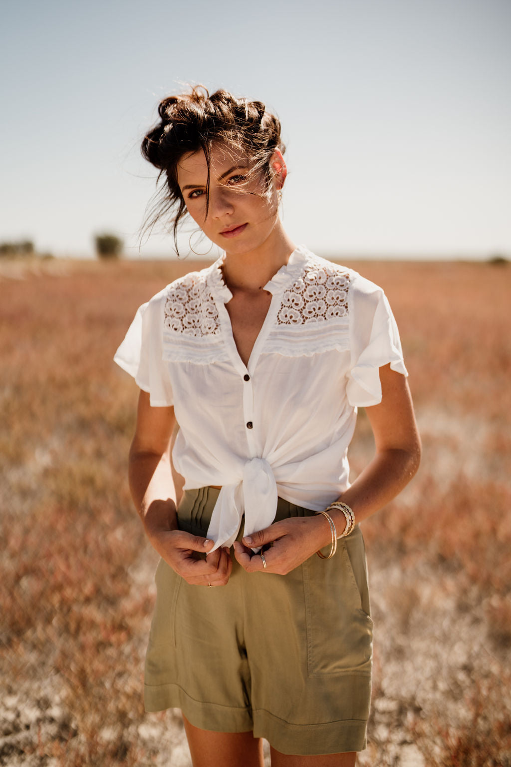 Scarlett Shirt - ivory