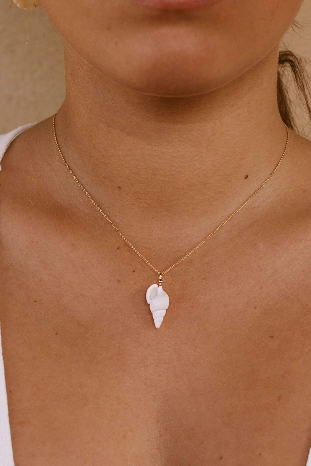Cone Shell Necklace - Gold Fill