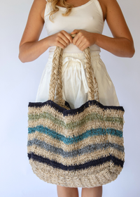 Elle Grande Tote - Tide Stripe