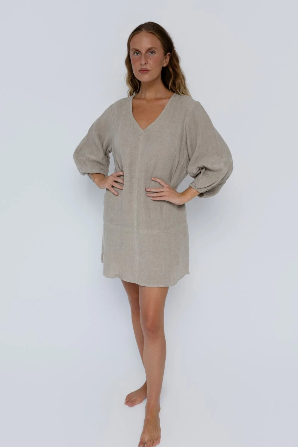Fundamental Linen Ease Dress - Natural