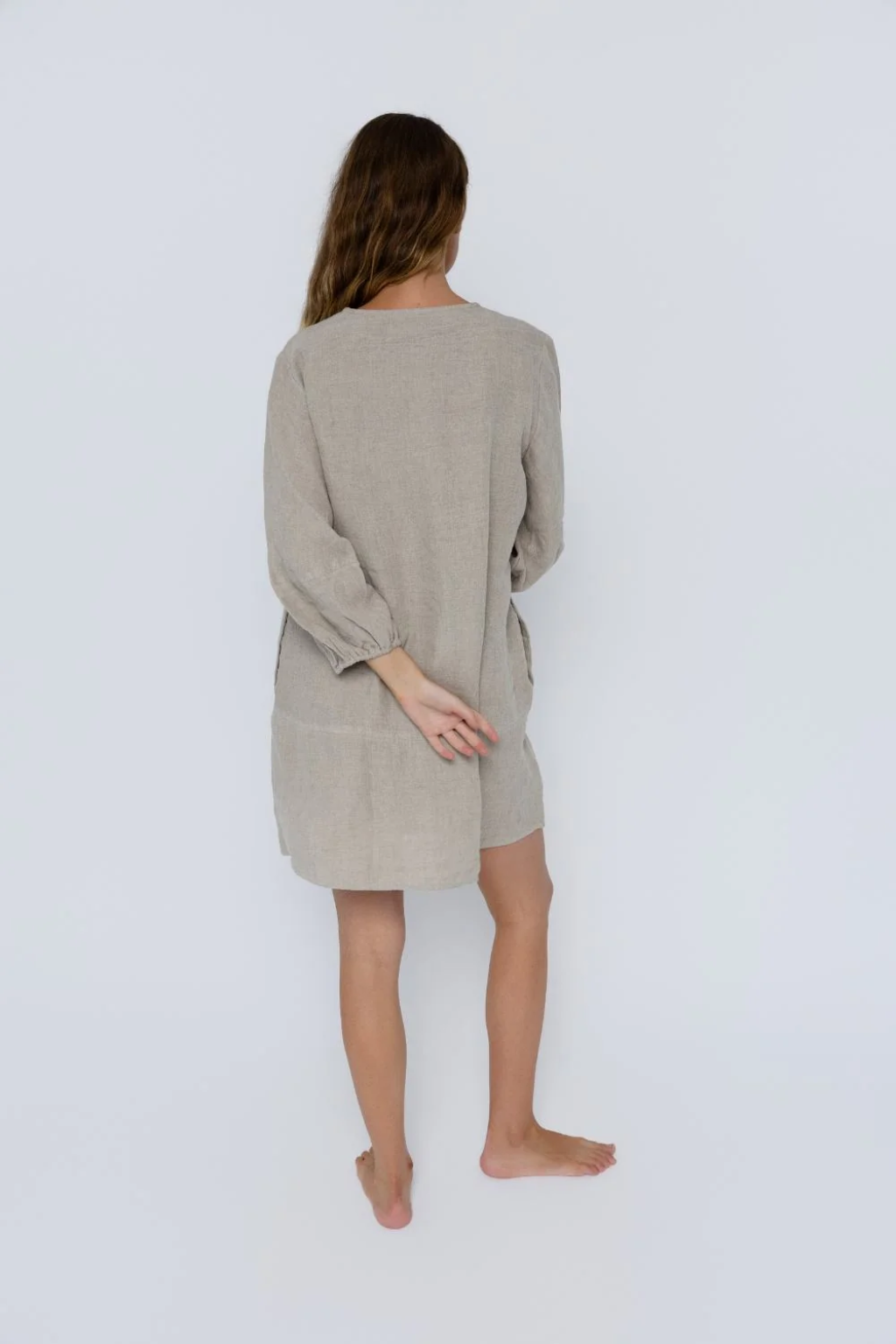 Fundamental Linen Ease Dress - Natural