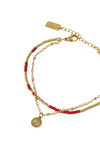 Cobra Gold Bracelet - Cherry
