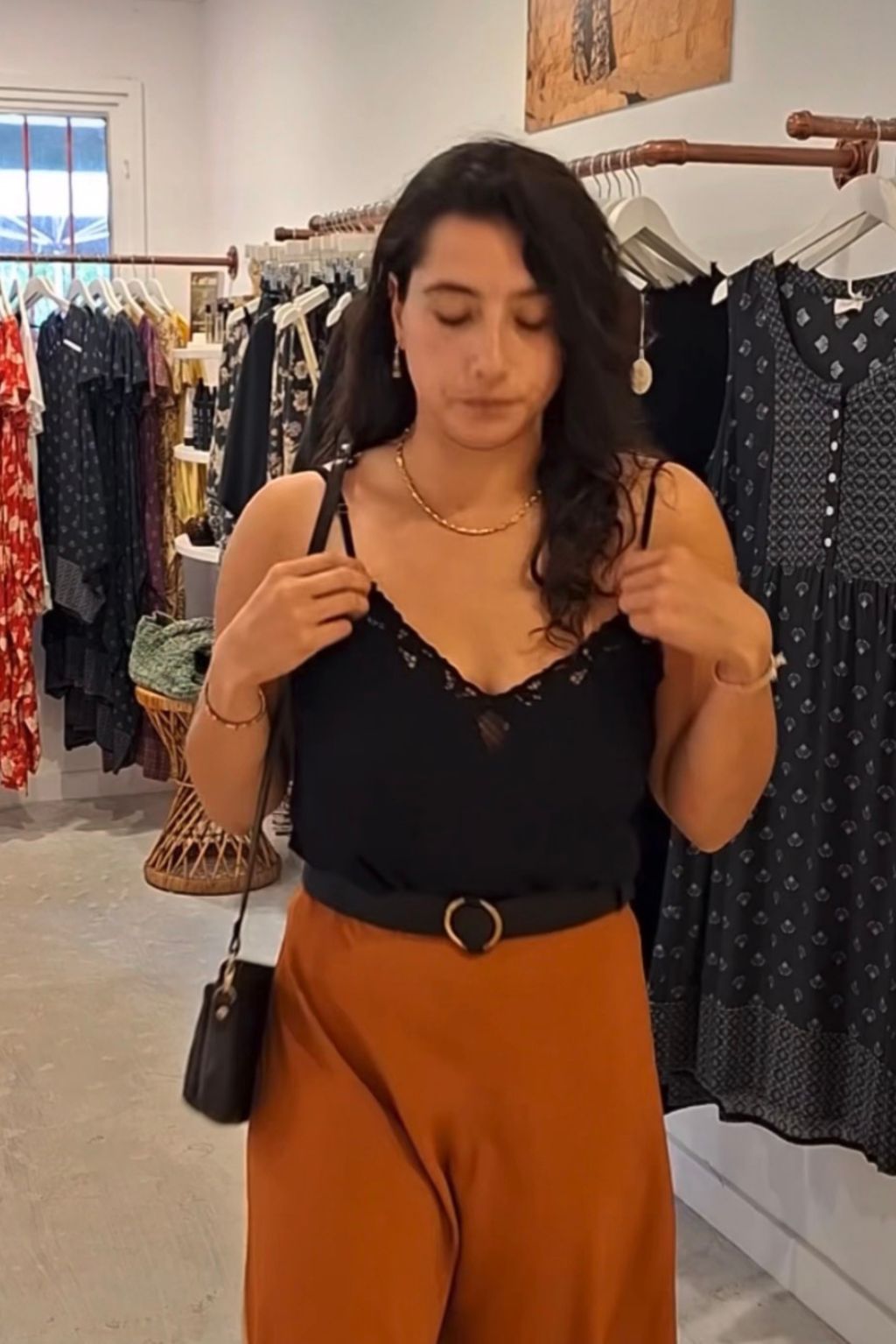 Celeste Slip Top - black