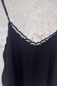 Celeste Slip Top - black