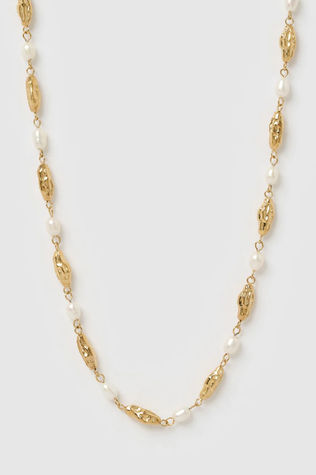 Mimi Pearl and Gold Necklace