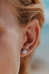 Ocean Swirl Crown Studs