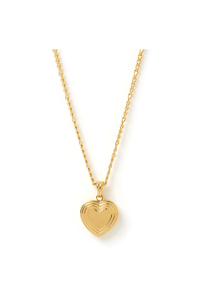 Heart Gold Locket Necklace