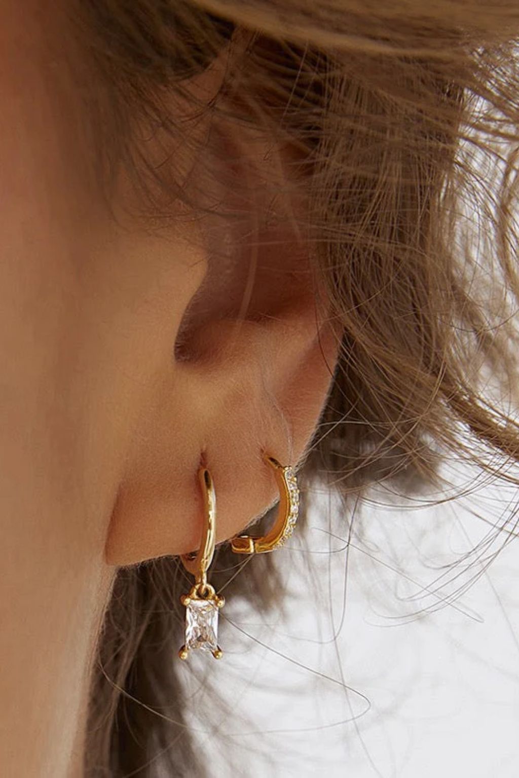 Pip Gold Charm Earrings