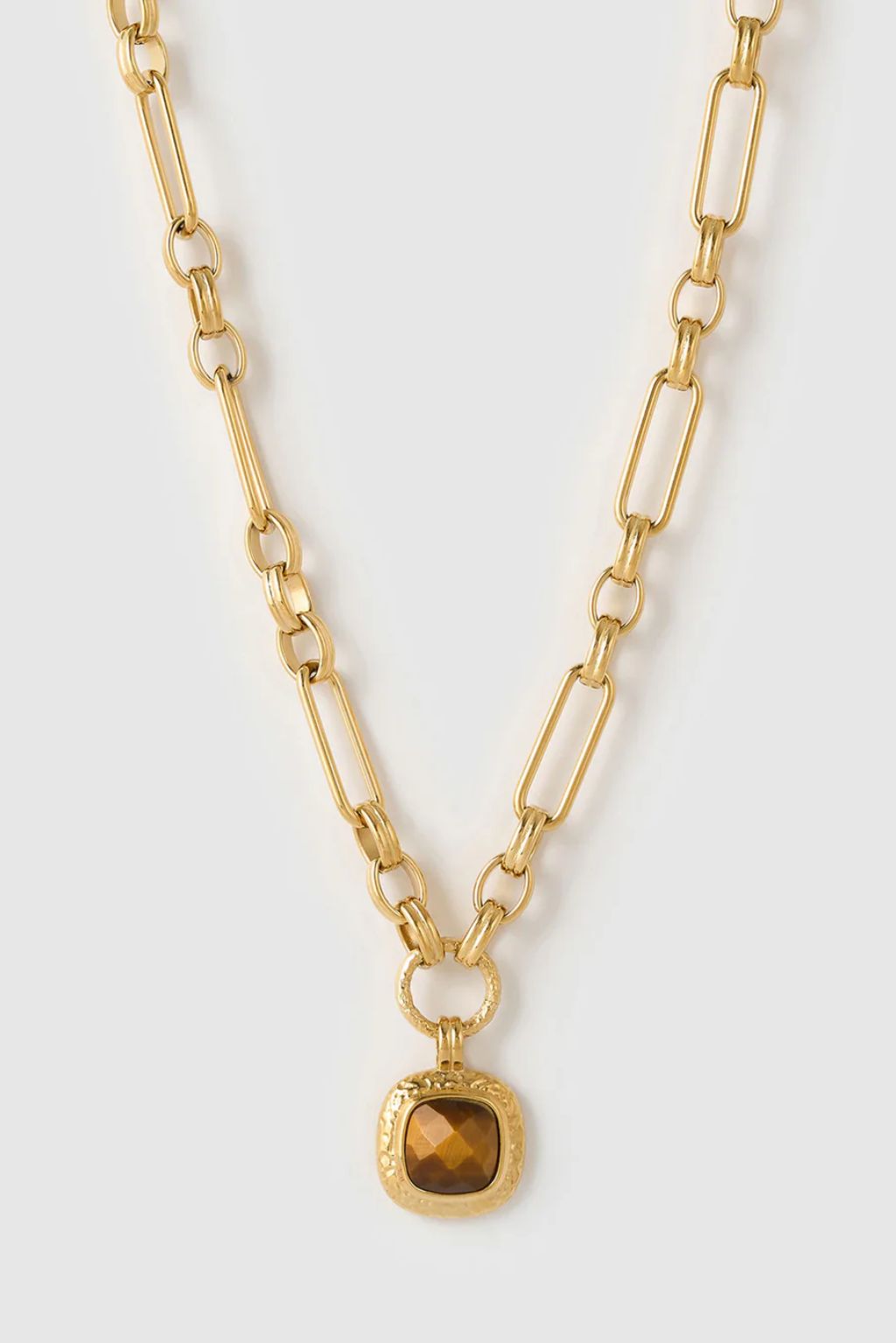 Mason Necklace - tiger's eye