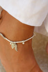 Ocean Feathers Anklet