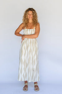 Mikoha Midi Dress - Island Stripe