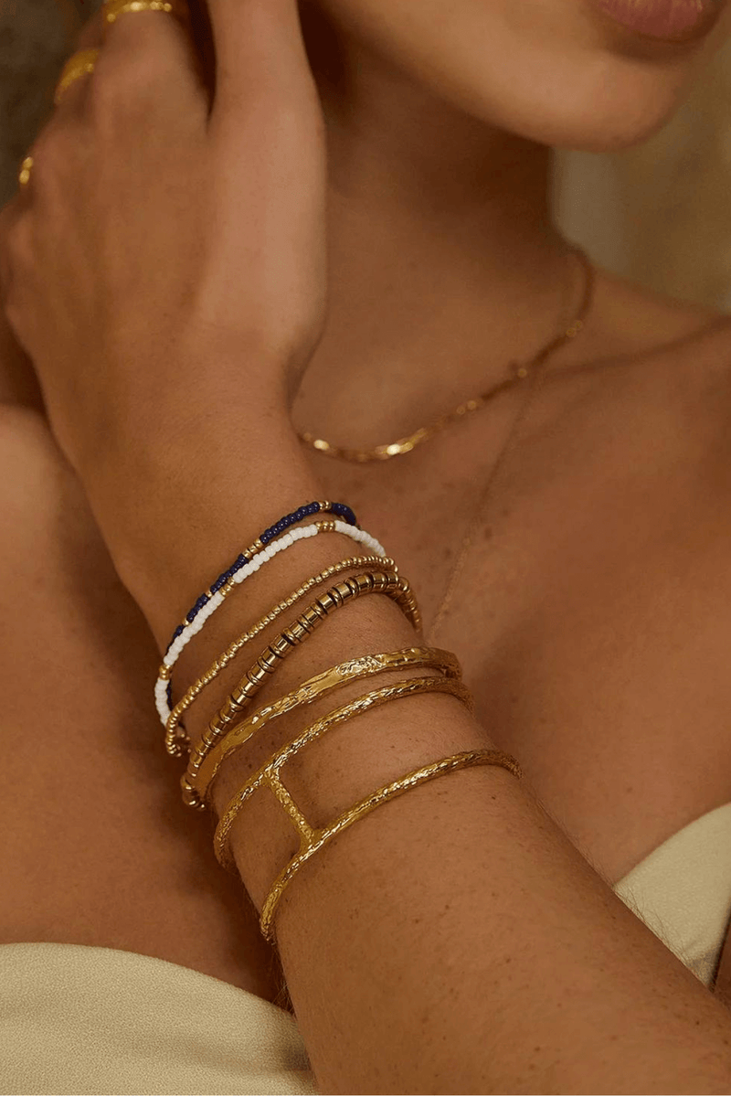 Maya Gold Cuff Bracelet