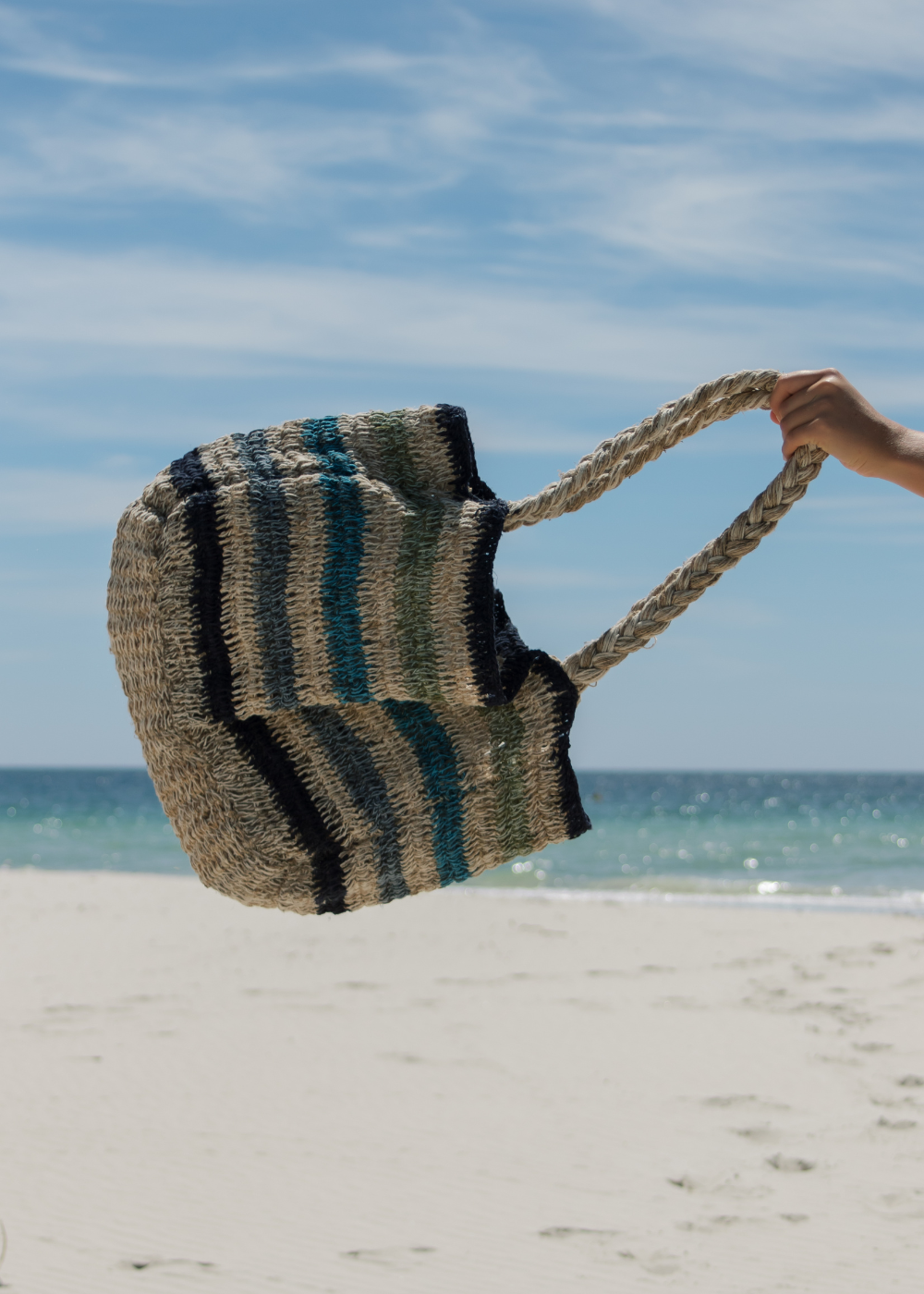 Elle Grande Tote - Tide Stripe
