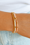 Sunny Bracelet Set - Coral