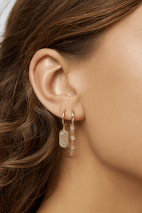 Mendoza Gold Huggie Earrings