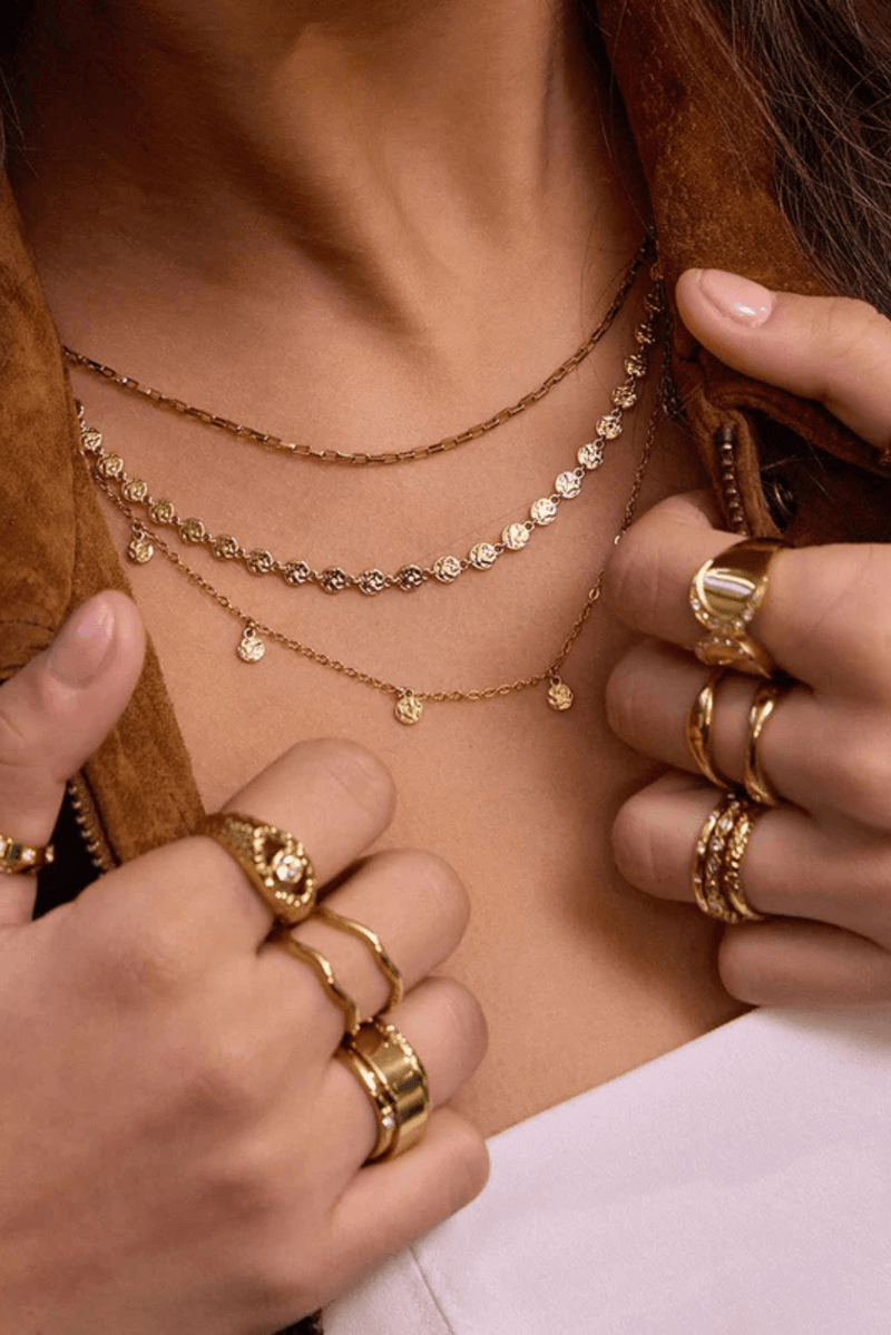 Zahara Gold Necklace