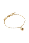 Ruby Heart Bracelet - Red
