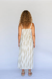 Mikoha Midi Dress - Island Stripe