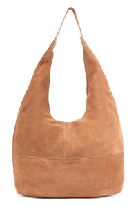 Petal Suede Tote - Tan