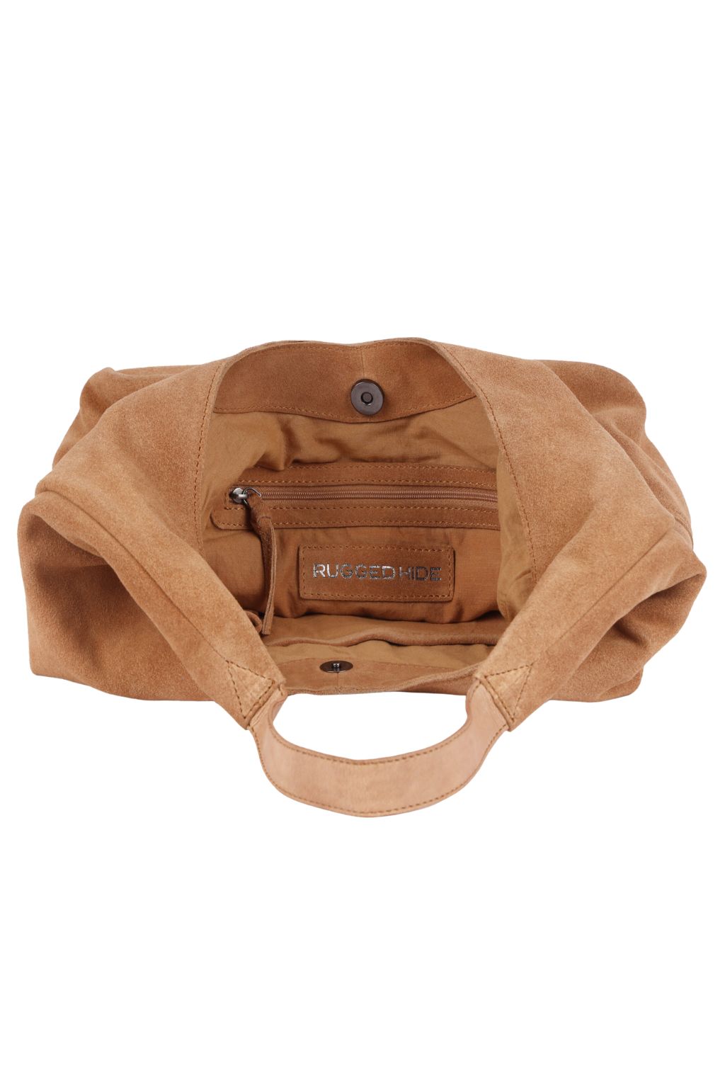 Petal Suede Tote - Tan