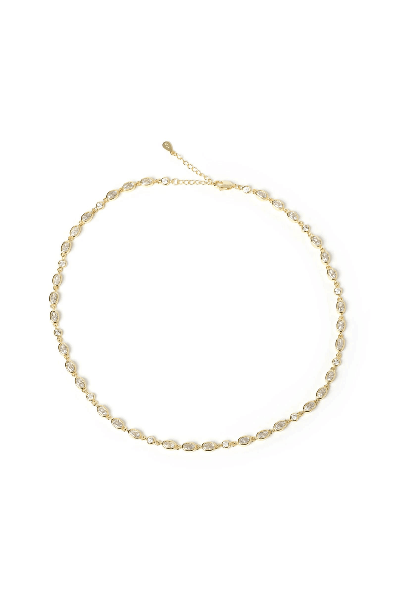 Isadora Gold Necklace - stone