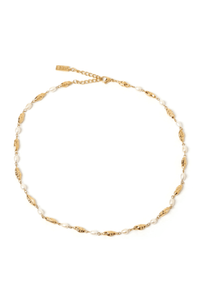 Mimi Pearl and Gold Necklace