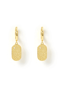 Mendoza Gold Huggie Earrings