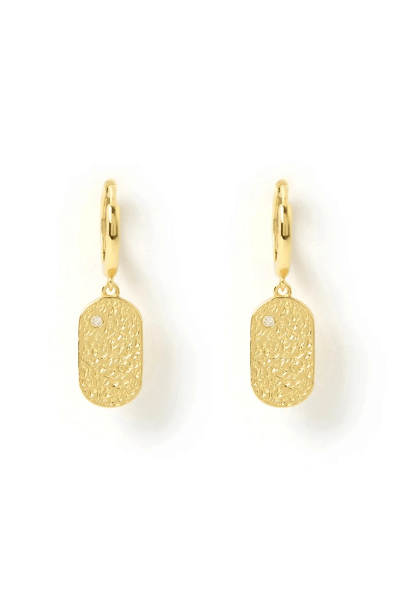 Mendoza Gold Huggie Earrings
