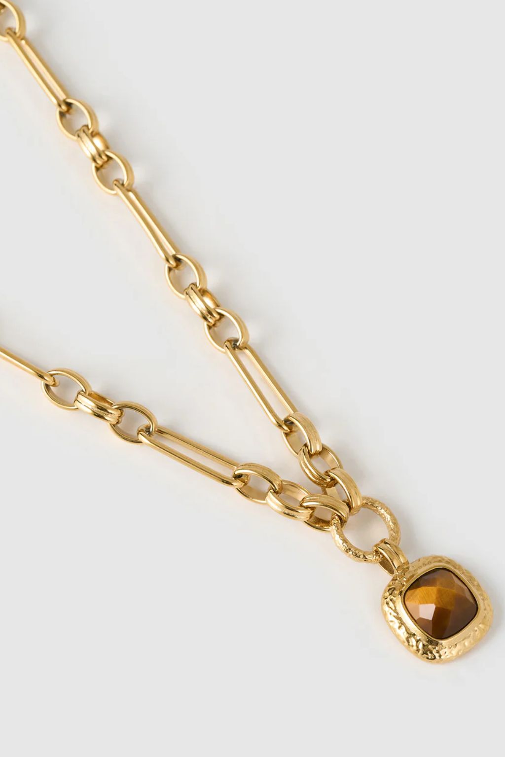 Mason Necklace - tiger's eye