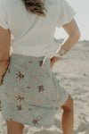 Harlow Mini Skirt - soft turquoise
